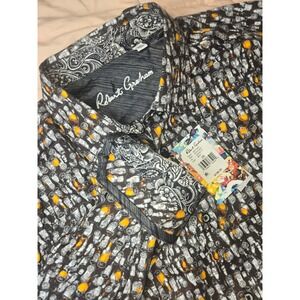 Robert Graham Beer Bash Classic Fit Mens Multi Color Button Down Shirt 2XL